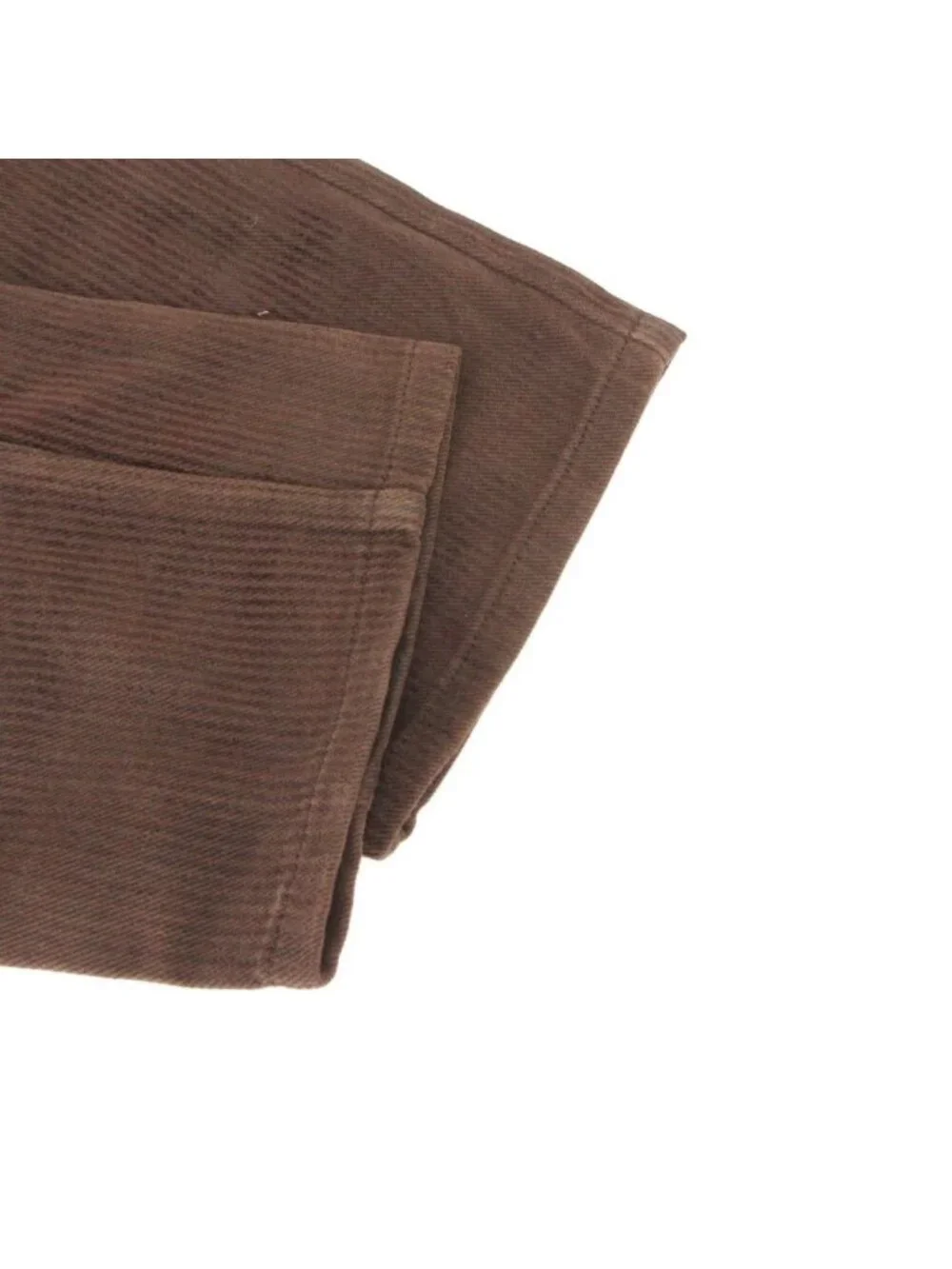 Gucci Corduroy Pants Straight Cotton Brown 46